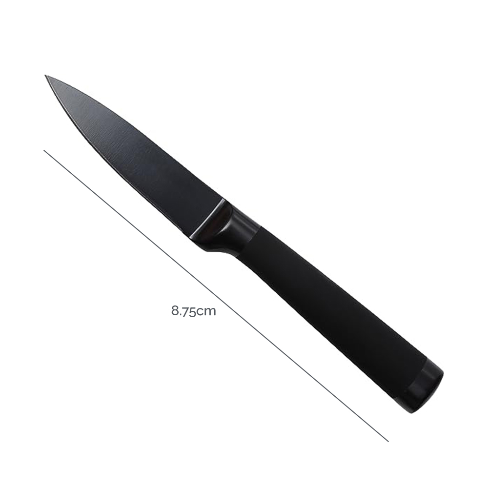 Bergner - Cuchillo Santoku 8.5cm en Acero Inoxidable Black Blade - BG-8771