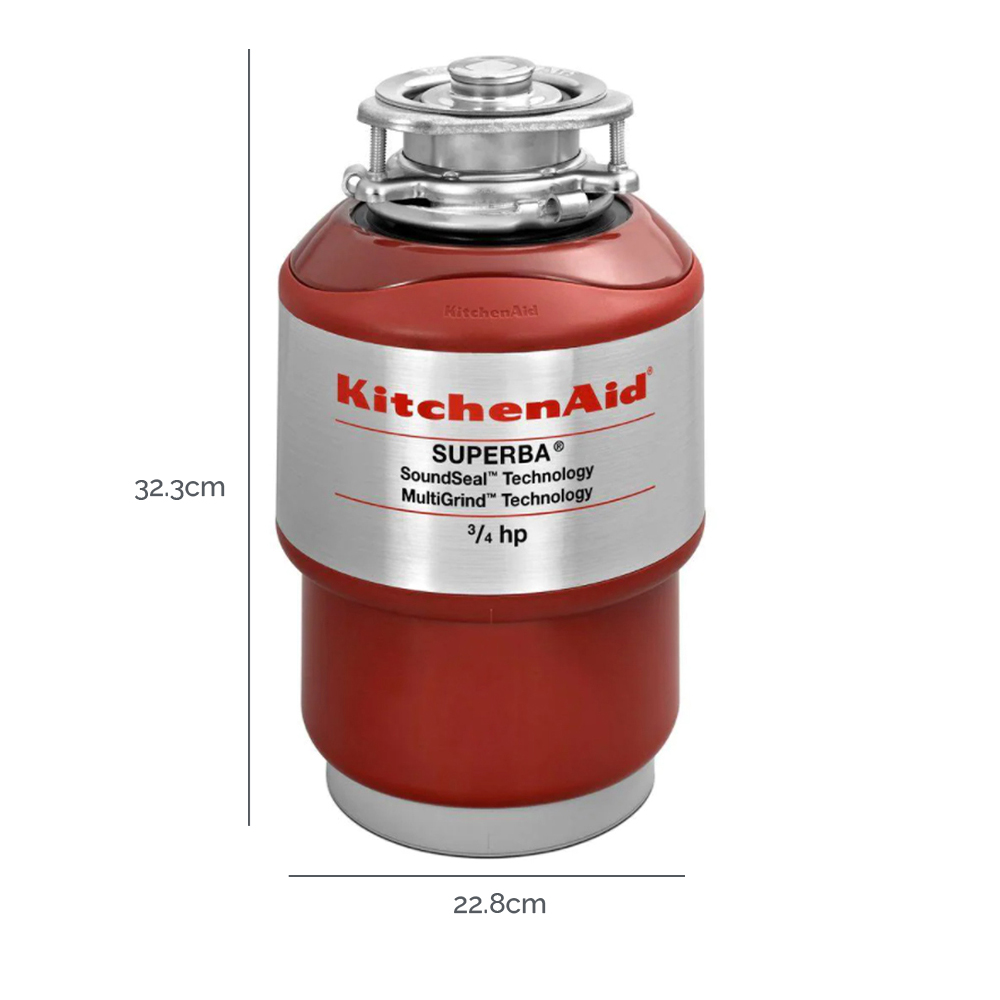 KitchenAid - Triturador de Alimentos Continua 3/4 HP - KCDS075T