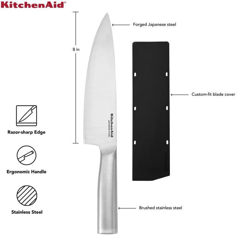 KitchenAid - Cuchillo 8" de Chef - KO8ICKFOHSSA